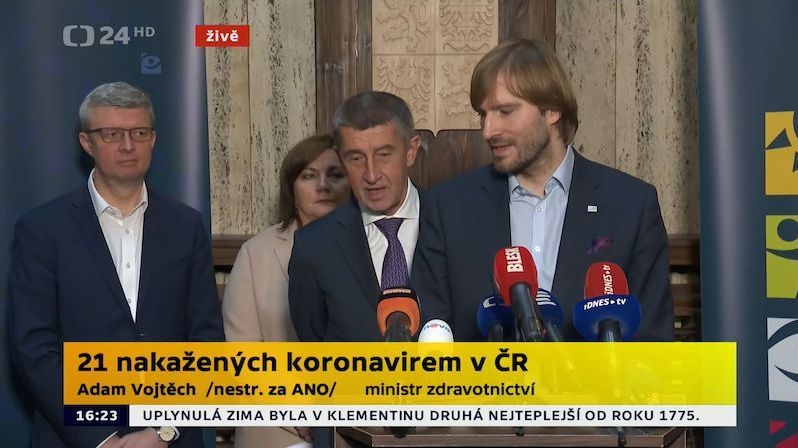 Jméno? Řekněte to! Babiš vyslýchal Vojtěcha při tiskové konferenci - Novinky